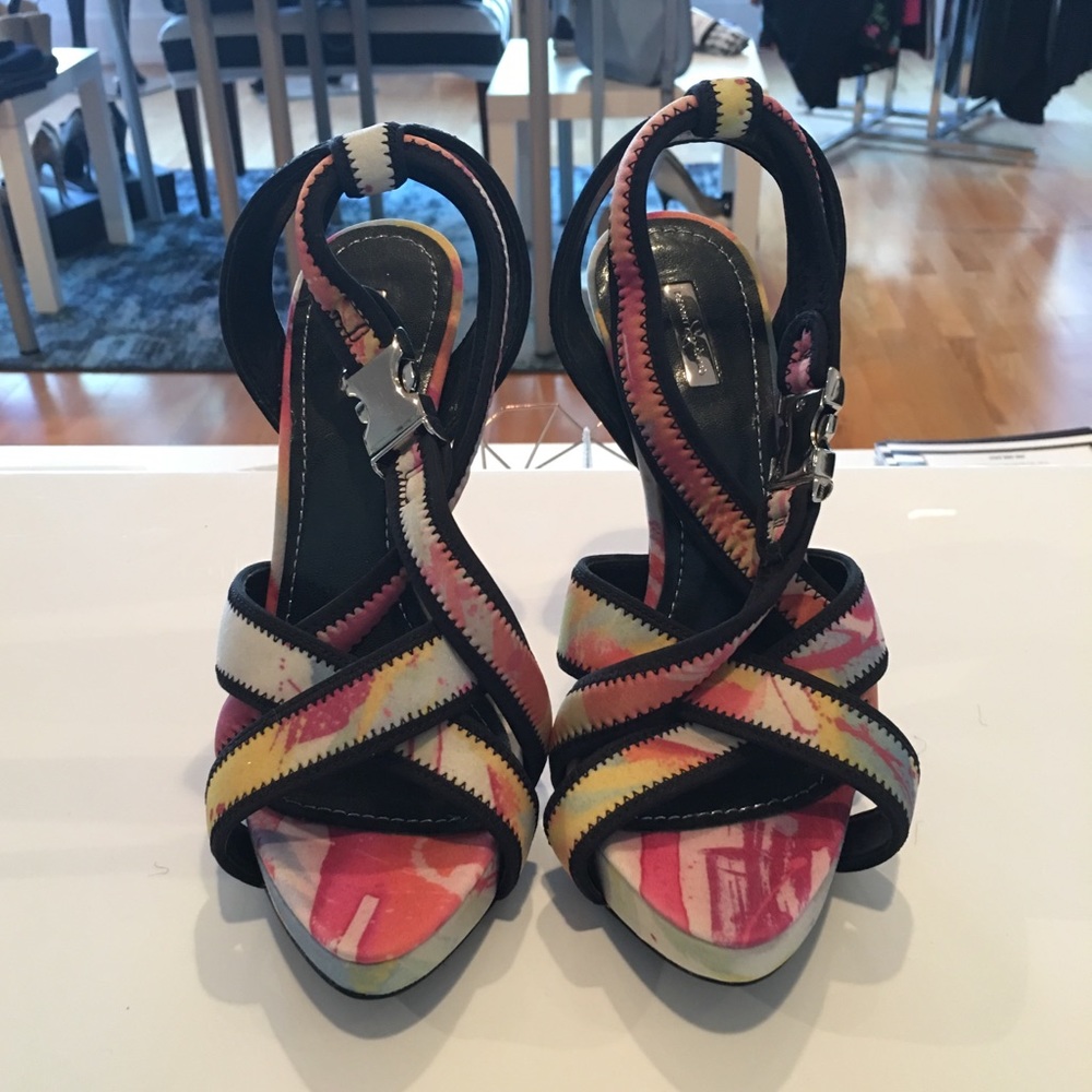 Report Signature Spring Colorful Heels- Never Worn